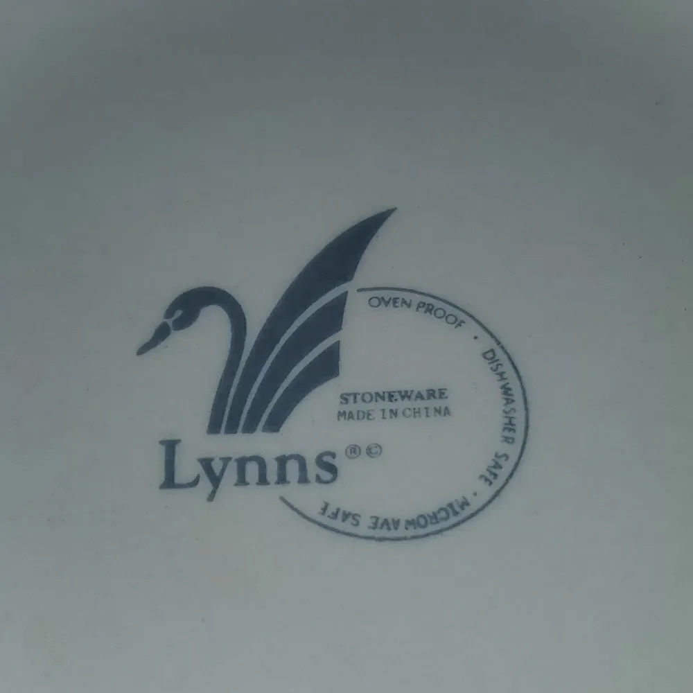 Lynns Stoneware Savanna Rim Cereal Soup Bowl 8.75
